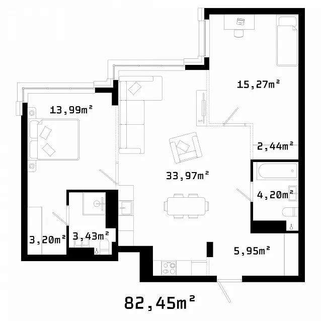 2-комнатная