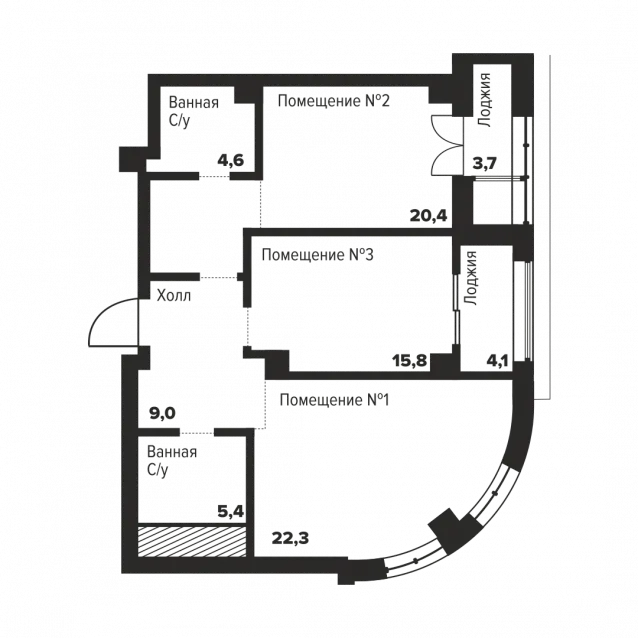 2-комнатная