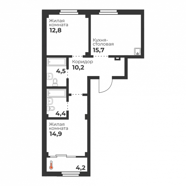 2-комнатная